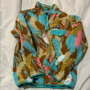 Patagonia Multicolor Feather Fleece Pullover